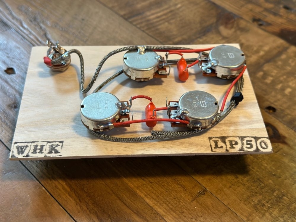 LP50B: 50'S LES PAUL WIRING HARNESS