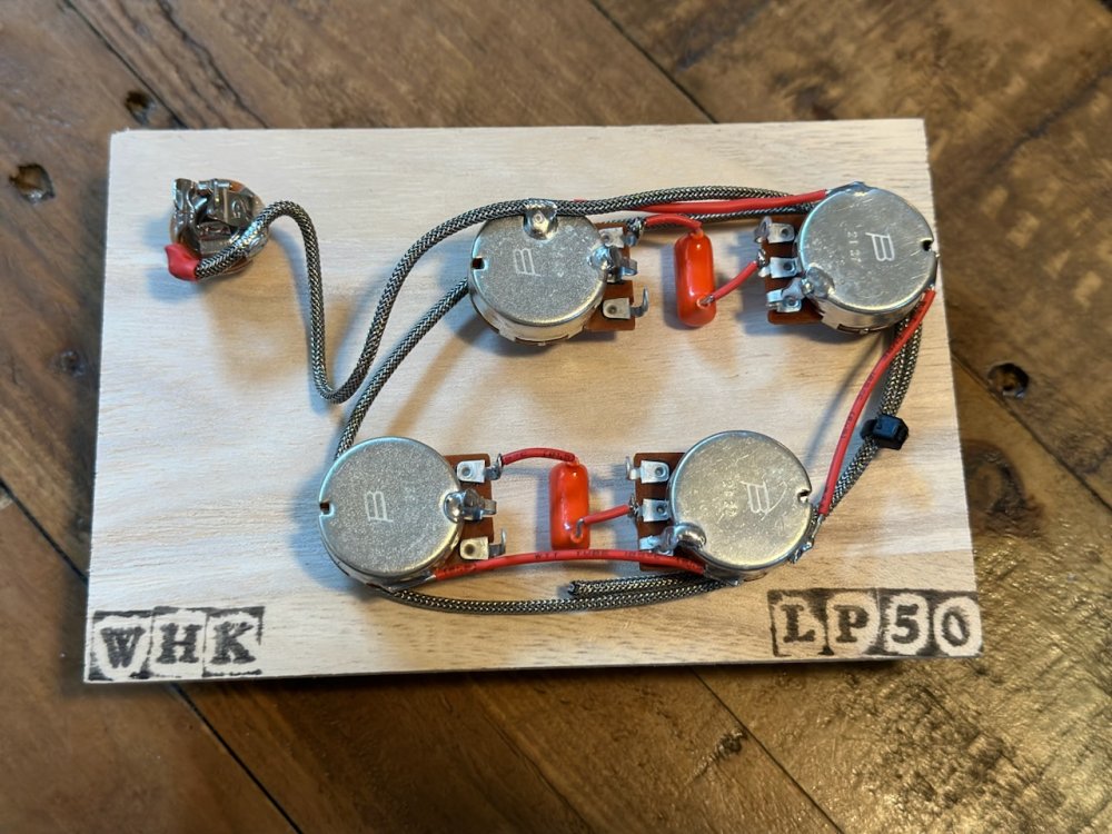 LP50B: 50'S LES PAUL WIRING HARNESS