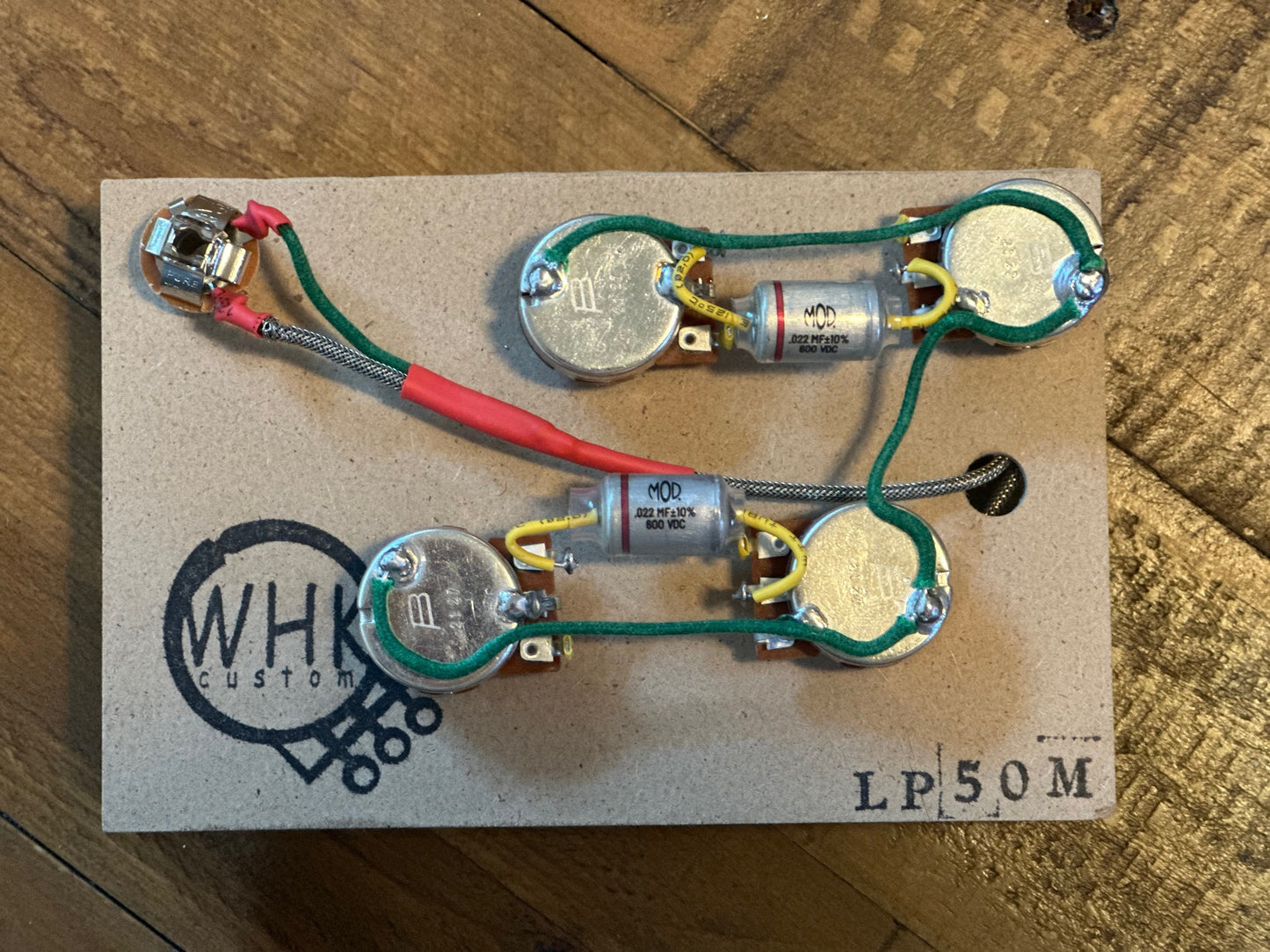 LP50M: 50'S LES PAUL WIRING HARNESS OIL CAPS